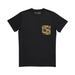 Ball and Buck Pocket Tee - Black/Original Camo