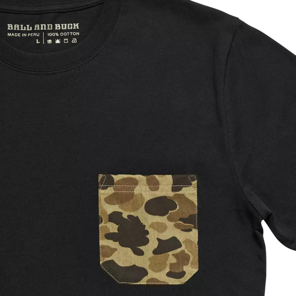 Ball and Buck Pocket Tee