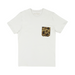 Ball and Buck Pocket Tee - White/Original Camo