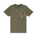Ball and Buck Pocket Tee - Olive/Original Camo
