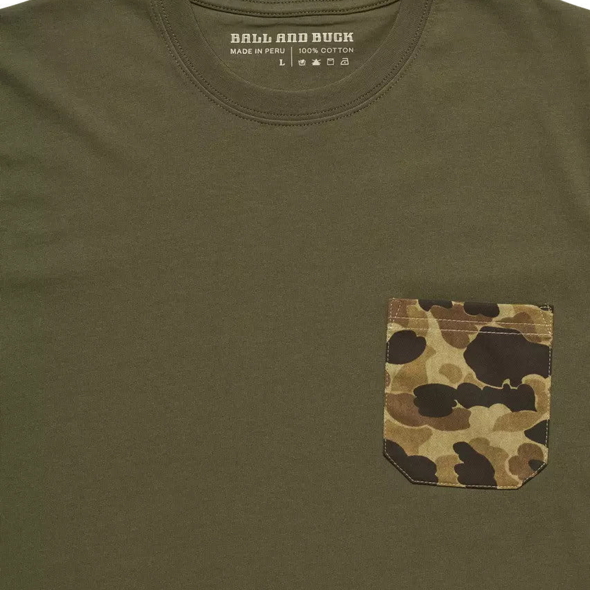 Ball and Buck Pocket Tee