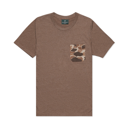 Ball and Buck Pocket Tee Sepia Original Camo