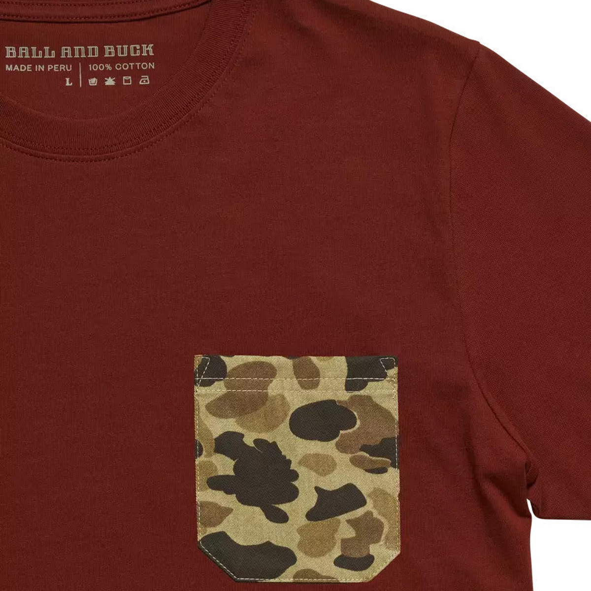 Ball and Buck Pocket Tee
