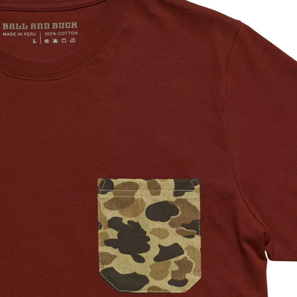 Ball and Buck Pocket Tee