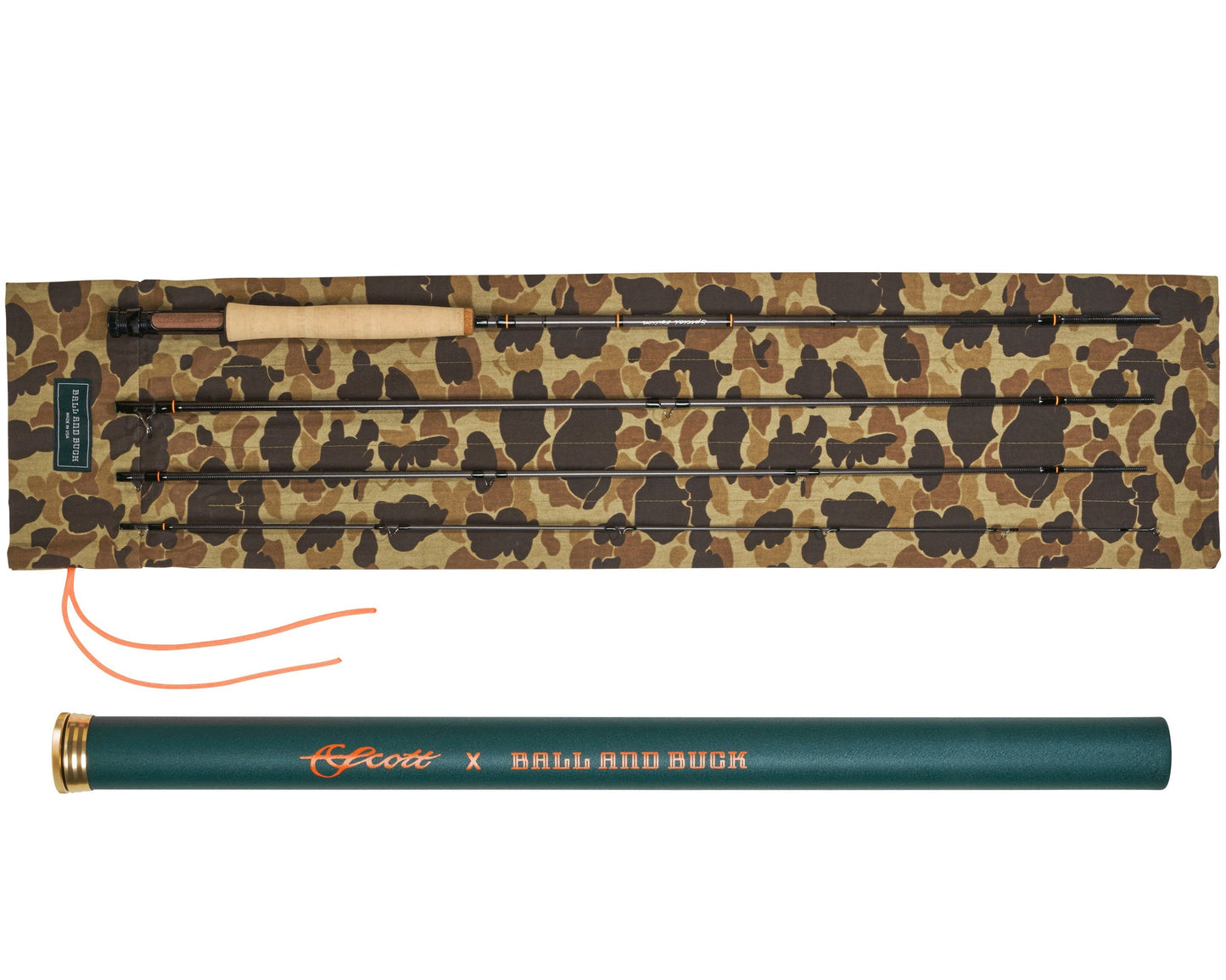 Scott x Ball and Buck Special Edition Centric Fly Rod - Grey