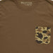 Ball and Buck Pocket Tee - Sepia/Original Camo
