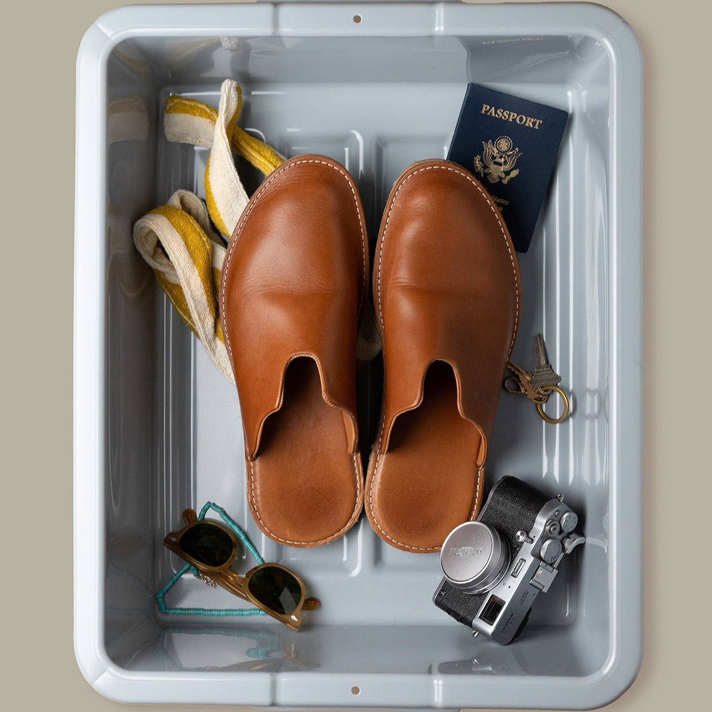 Mr. Grumpy Leather Slippers | Uncrate Supply