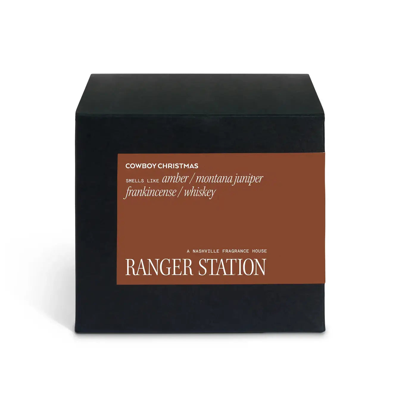 Ranger Station Cowboy Christmas Mammoth Candle