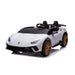 Freddo Toys 24V Lamborghini Huracan 2 Seater Kids' Electric Ride-On - White