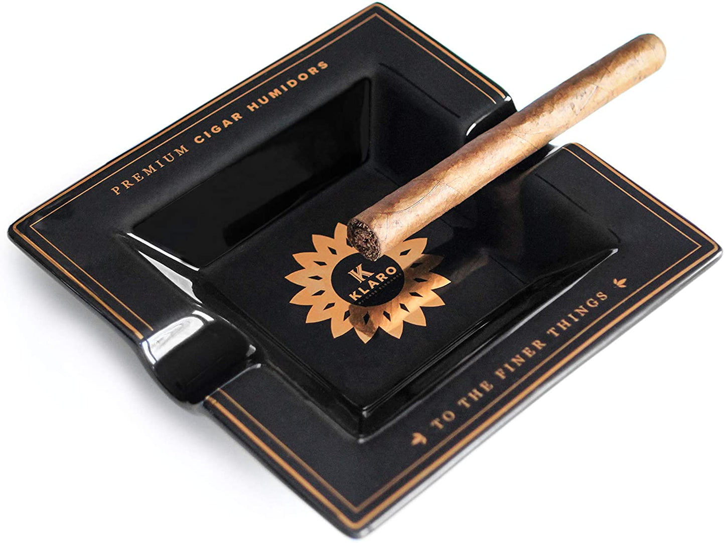 Klaro Square Ceramic Ashtray