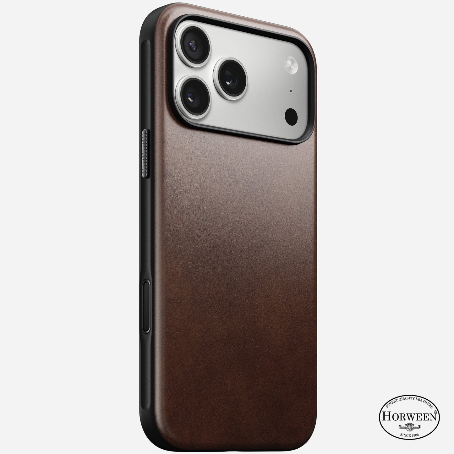 Nomad Brown Horween Modern Leather Case - iPhone 17 Pro Max