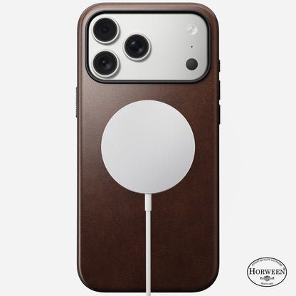 Nomad Brown Horween Modern Leather Case - iPhone 17 Pro Max