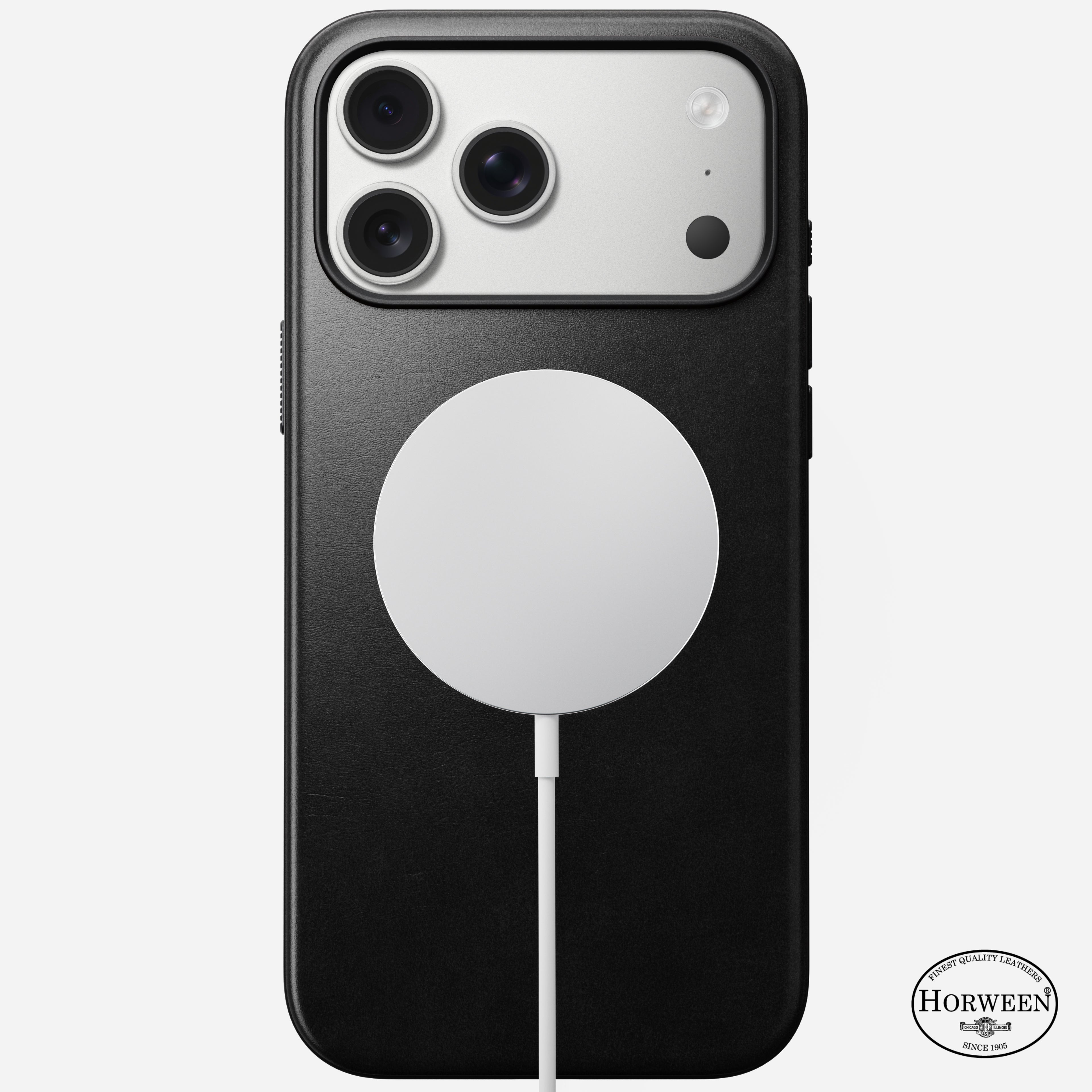 Nomad Black Horween Modern Leather Case - iPhone 17 Pro Max