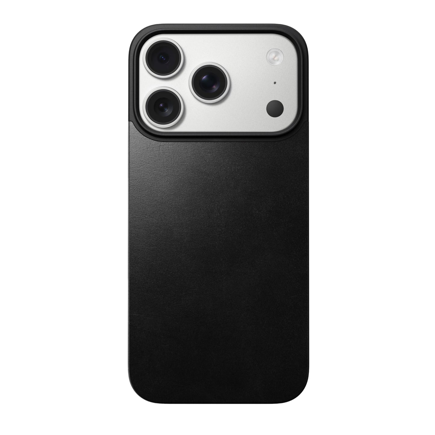 Nomad Black Horween Magnetic Leather Back Case for iPhone 17 Pro