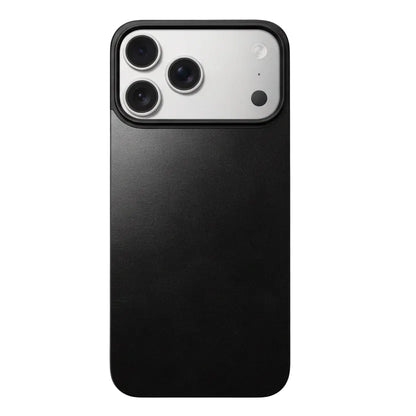 Nomad Black Horween Magnetic Back Case for iPhone 17 Pro Max
