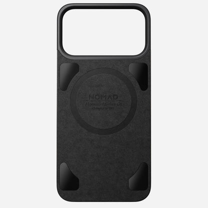 Nomad Black Horween Magnetic Back Case for iPhone 17 Pro Max