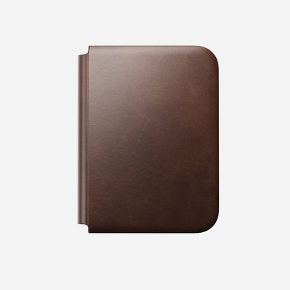 Traditional Leather Folio - iPhone Duo | Rustic Brown | Horween