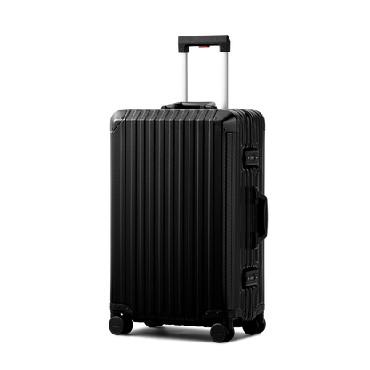 TREVA Aluminum Black Suitcase