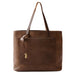 WP Standard Oversized Leather Tote - Chocolate