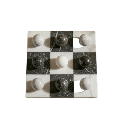 Italian Marble Tic Tac Toe Set