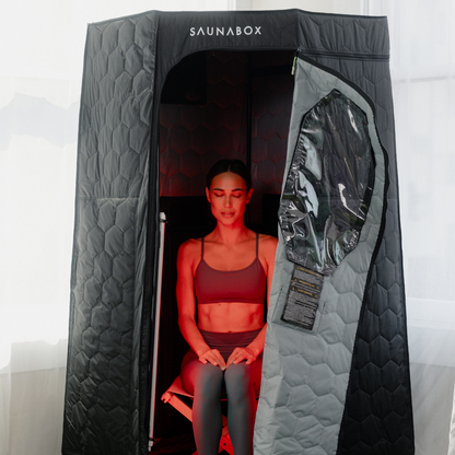 SaunaBox Pulse PRO Infrared Sauna with Red-light Therapy