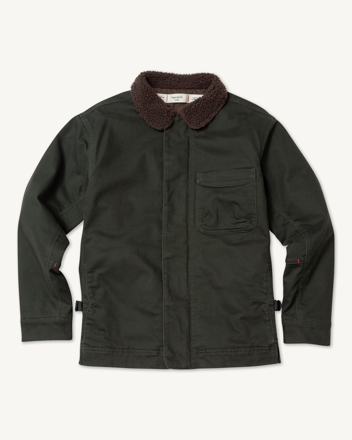 A1 Jacket in Steel Twill & Quilted Nylon Greenroom