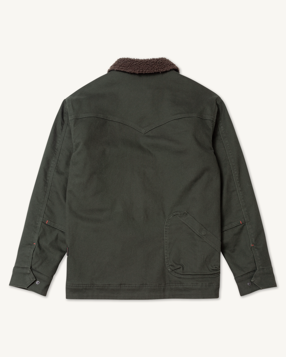 A1 Jacket in Steel Twill & Quilted Nylon