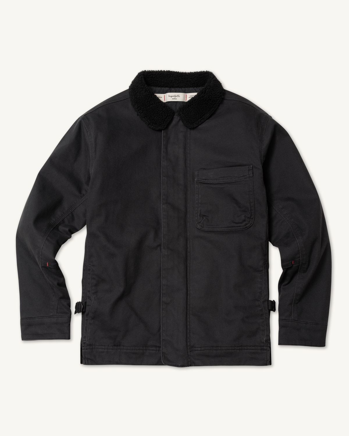 A1 Jacket in Steel Twill & Quilted Nylon Obsidian