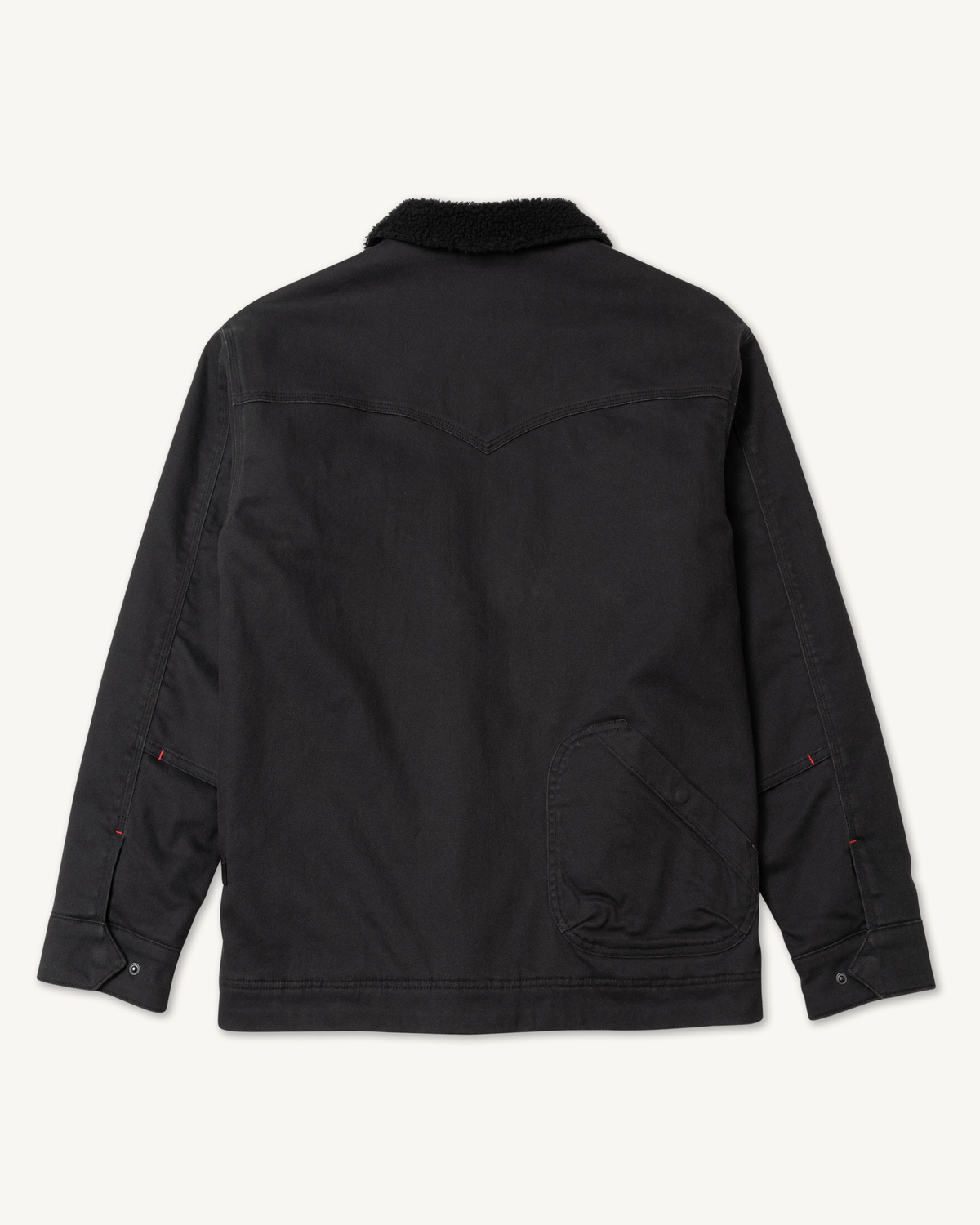 A1 Jacket in Steel Twill & Quilted Nylon