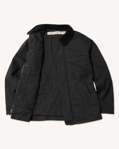 A1 Jacket in Steel Twill & Quilted Nylon