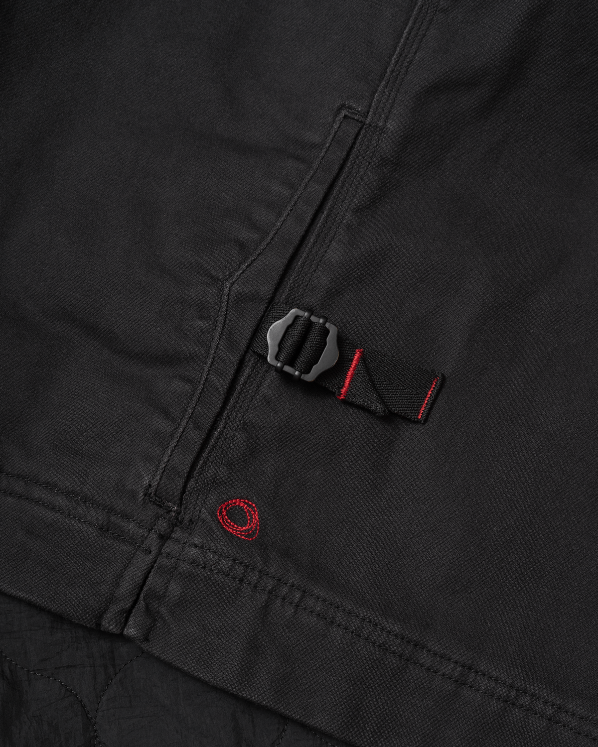 A1 Jacket in Steel Twill & Quilted Nylon