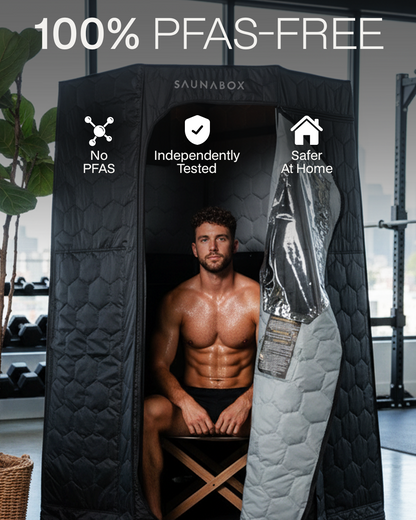 SaunaBox Pulse PRO Infrared Sauna with Red-light Therapy
