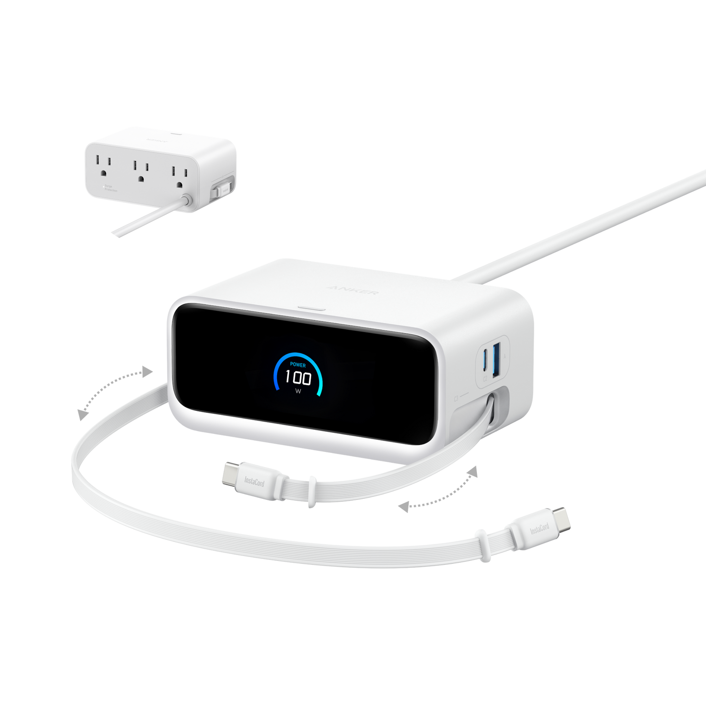 Anker Nano 7-in-1 Charging Station Aurora White
