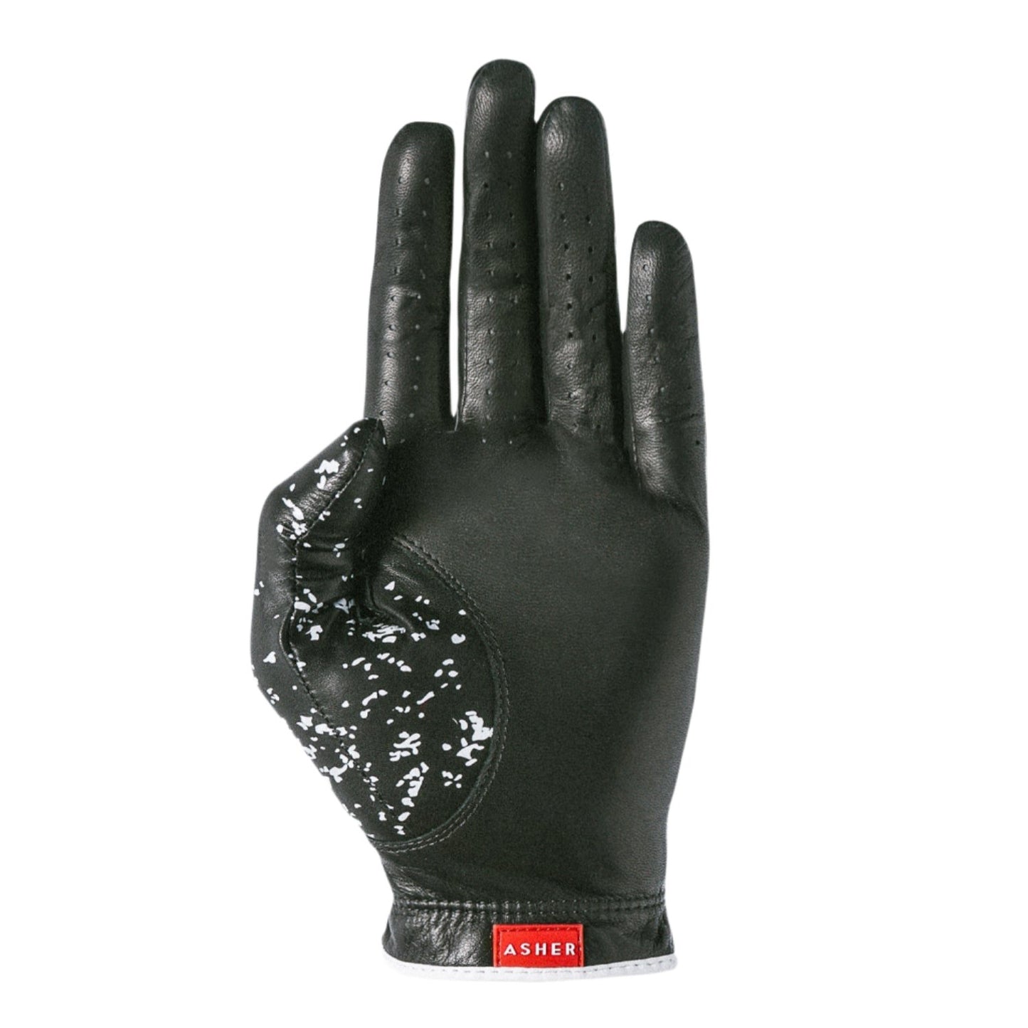 Asher Golf Jet Black Golf Glove