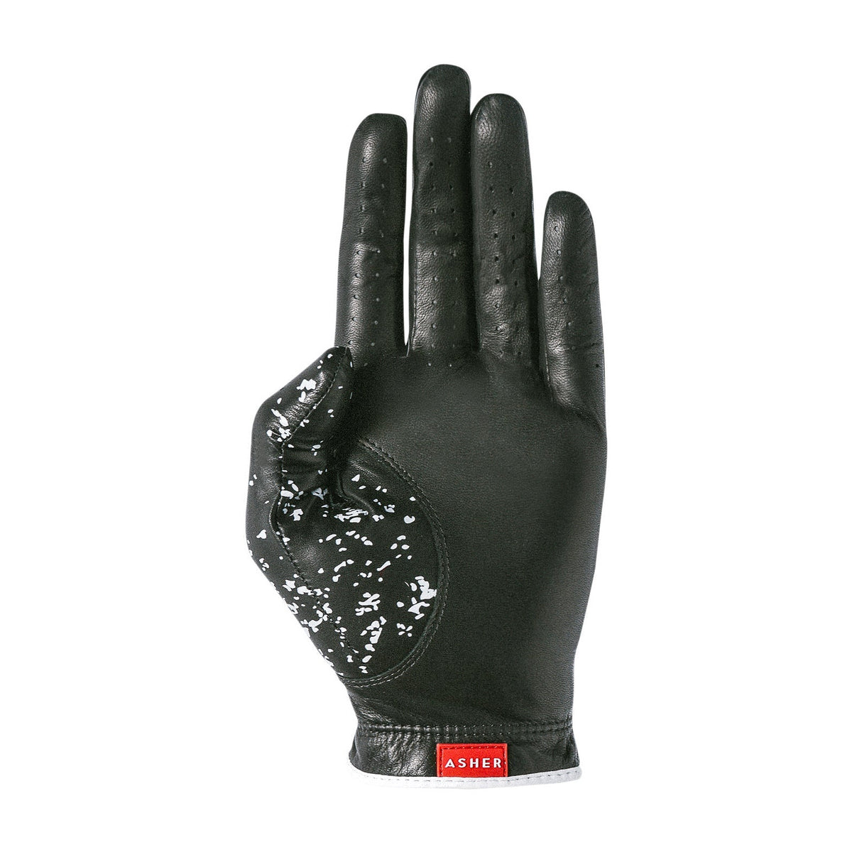 Asher Golf Jet Black Golf Glove