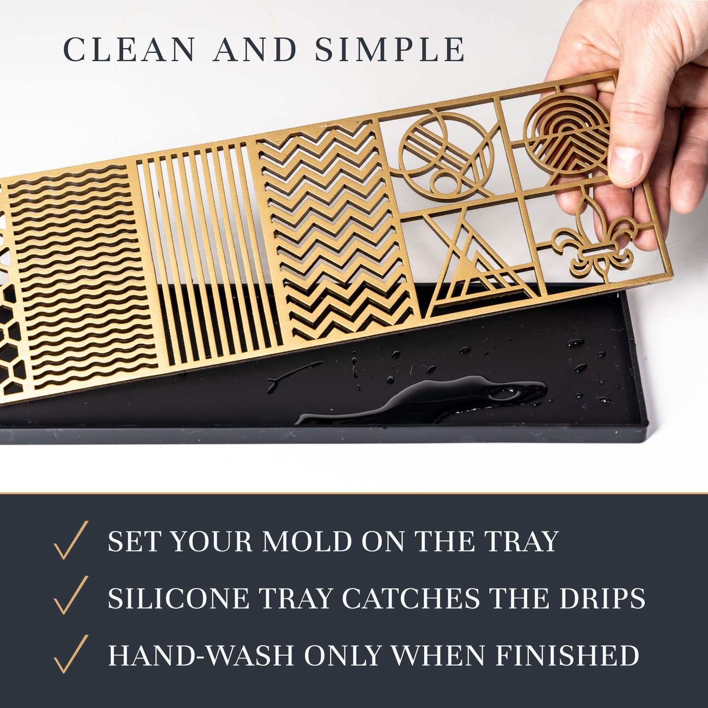 Ash Harbor Patterns Ice Maker Tray