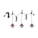 Barebones Edison Pendant String Lights - Red