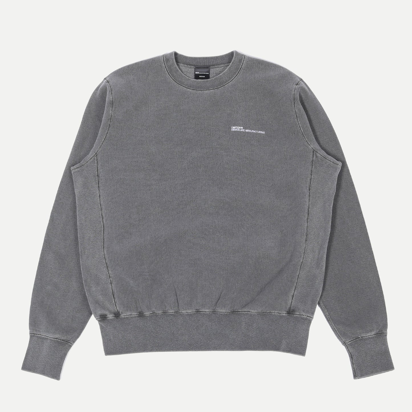 DSPTCH Heavyweight Shop Crewneck Washed Grey