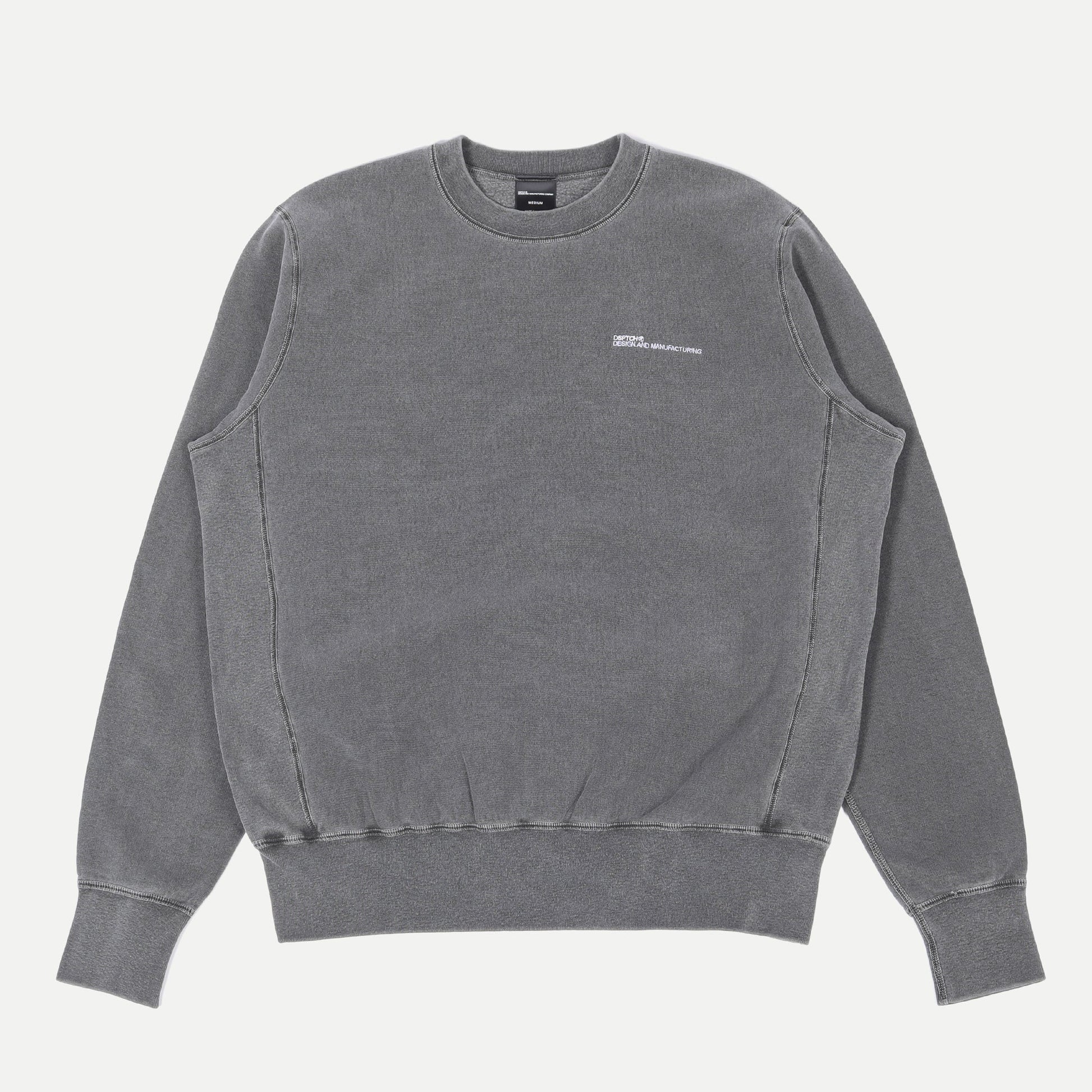 DSPTCH Heavyweight Shop Crewneck Washed Grey