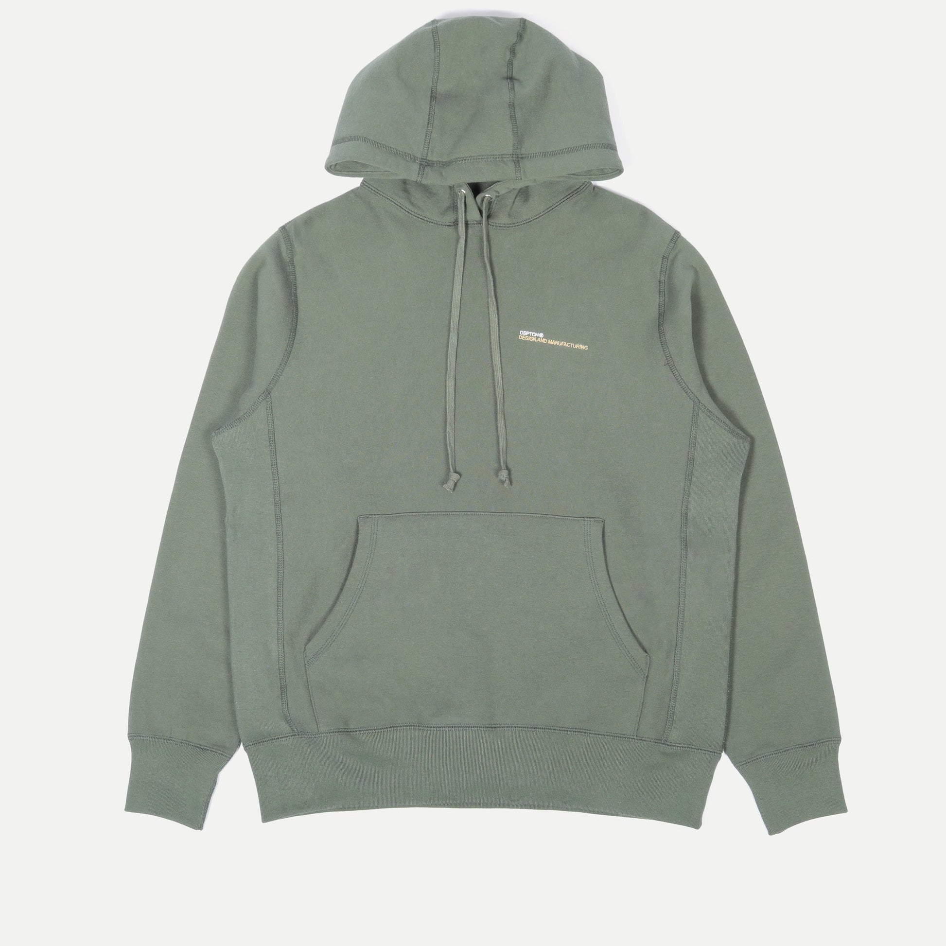 DSPTCH Shop Pullover Hoodie Olive Small