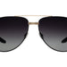 Barton Perreira 007 AVTAK Sunglasses - Black Satin / Gold / Smolder (AR)