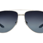 Barton Perreira 007 AVTAK Sunglasses - Silver / Steel Blue (AR)