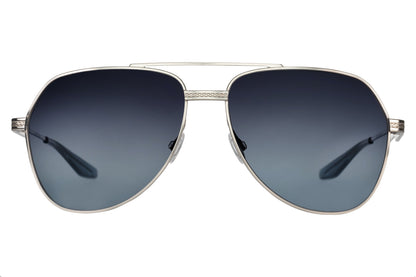 Barton Perreira 007 AVTAK Sunglasses Silver Steel Blue (AR)