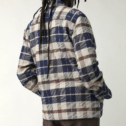 Corridor Jacquard Plaid Zip Jacket