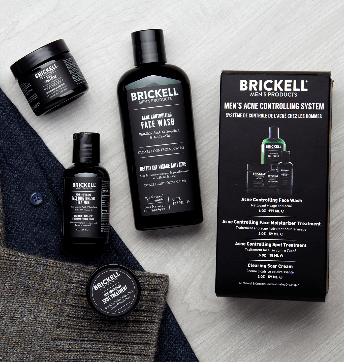 Brickell Acne Controlling System