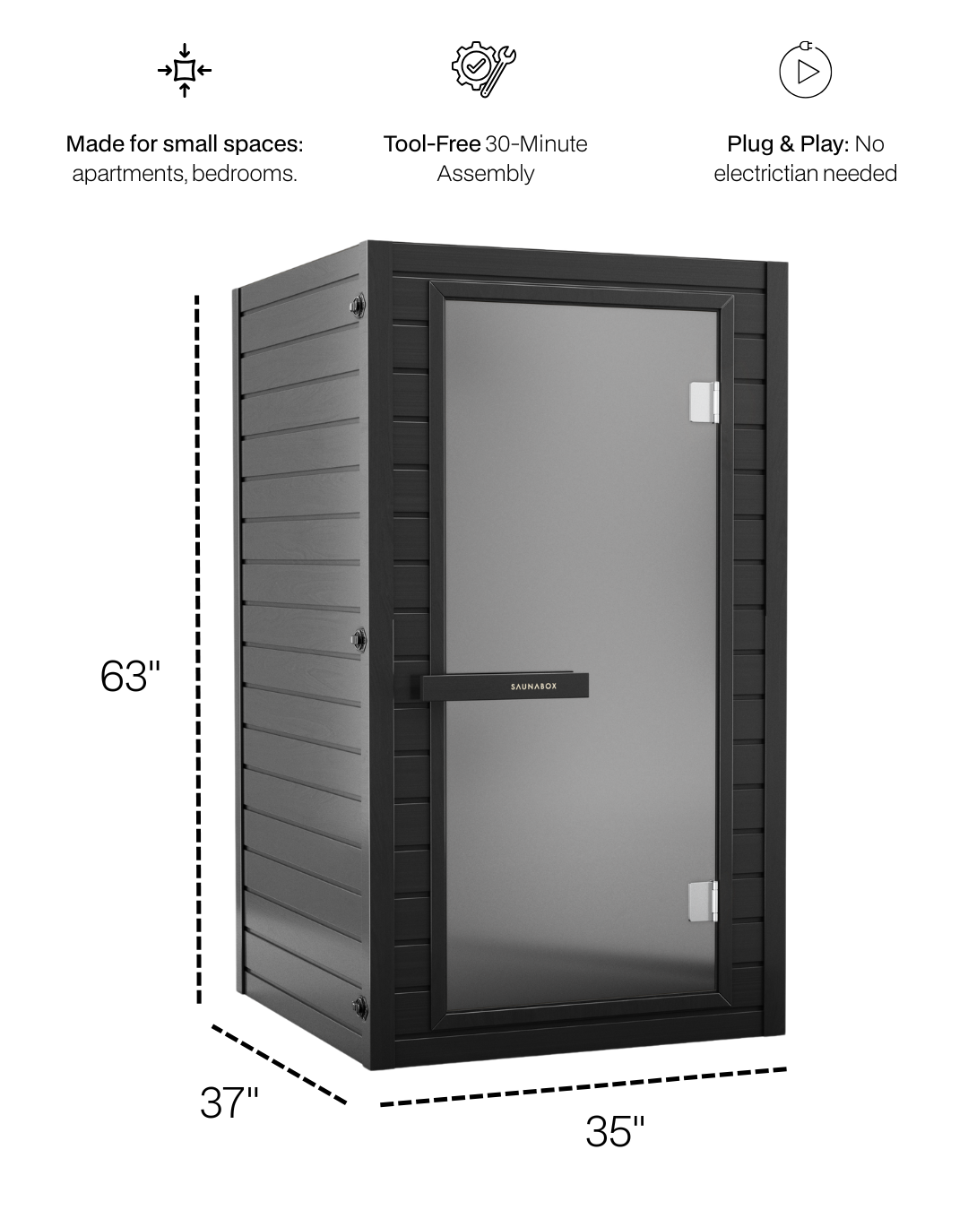 SaunaBox Solara Full Spectrum Infrared Sauna