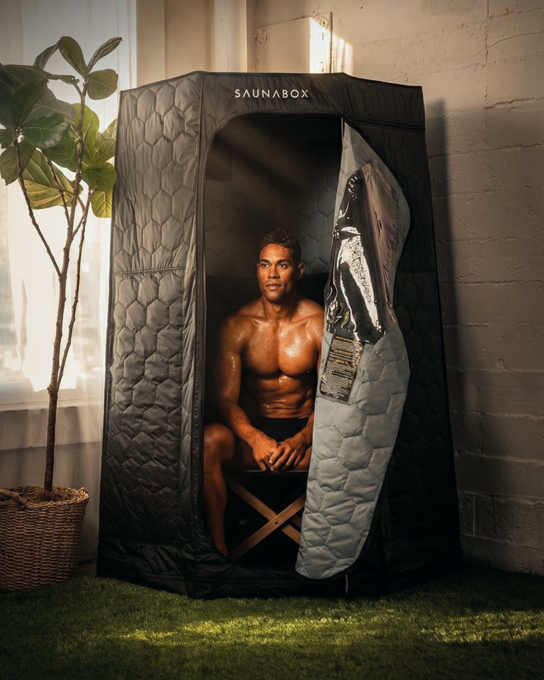 SaunaBox Pulse PRO Infrared Sauna with Red-light Therapy