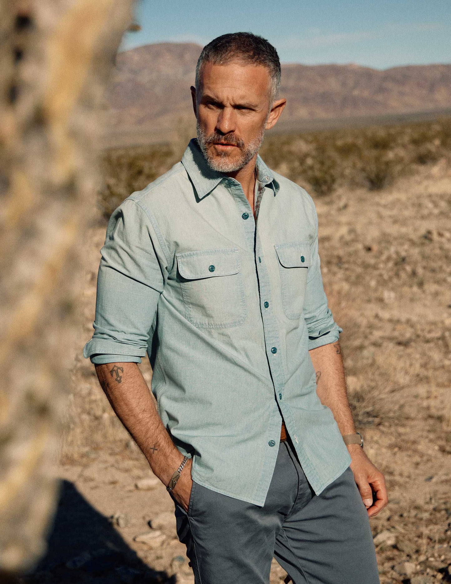 Rivay Albers Indigo Chambray Workshirt