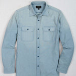 Rivay Albers Indigo Chambray Workshirt - Bleached Chambray
