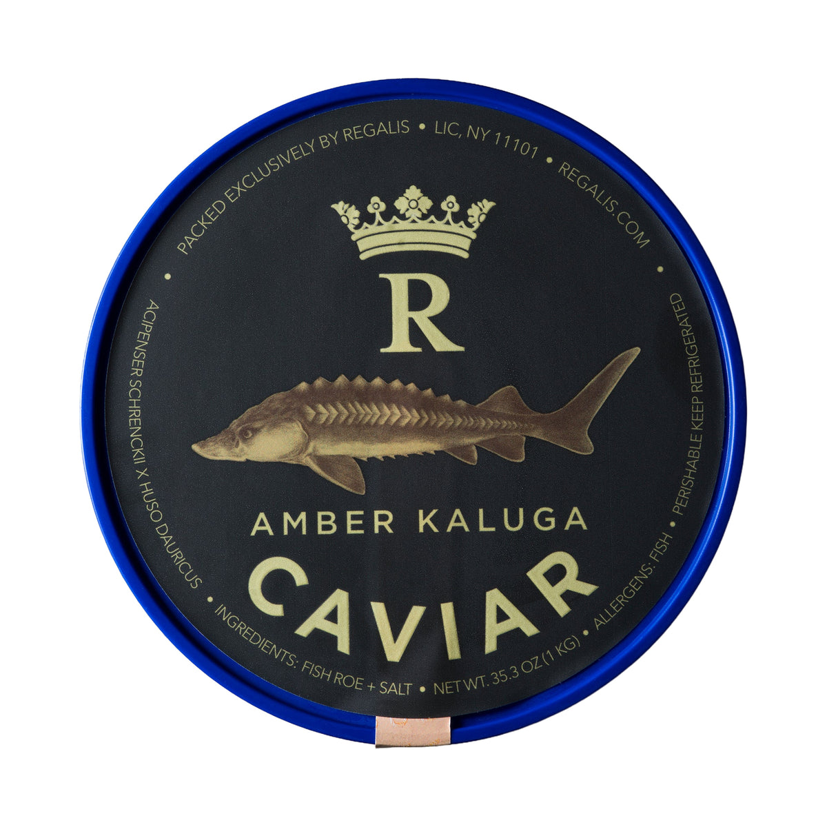 Regalis Amber Kaluga Caviar 1 KG Original Tin